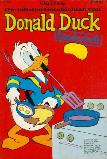 Die Tollsten Geschichten von Donald Duck 47 - Eggs - Frying Pan - Pancake - German - Walt Disney