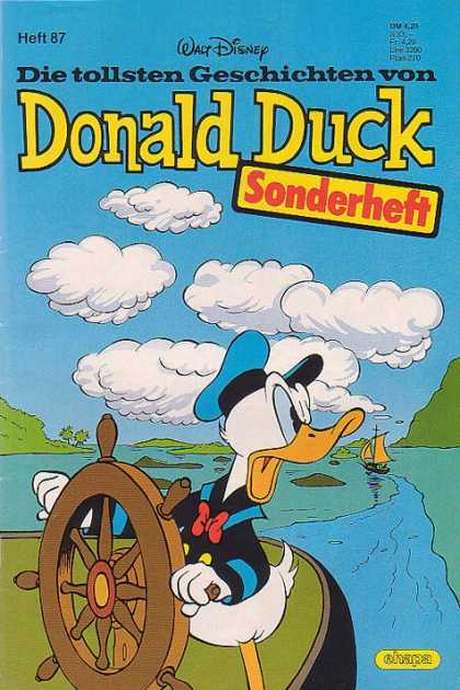 Die Tollsten Geschichten von Donald Duck 87 - Disney - Clouds - Sonderheft - Boat - Water