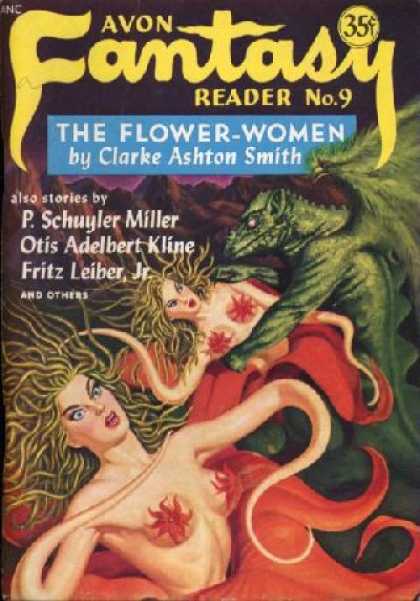 Digests - Avon Fantasy Reader # 9 - Lord Dunsany, Otis Adelbert Kline, Fritz Leiber, Clar