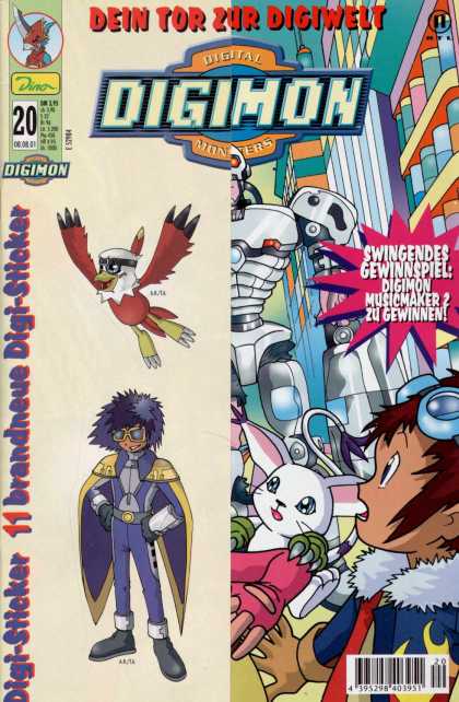 Digimon 20 - Digital - Monsters - Robots - Battle - Eagle
