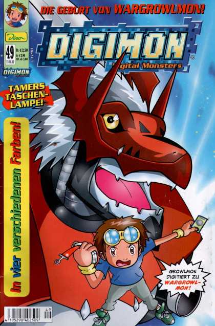 Digimon 22 - Boy - Goggles - Brunette - Digital Monsters - Teeth