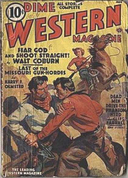 Dime Western Magazine - 8/1938