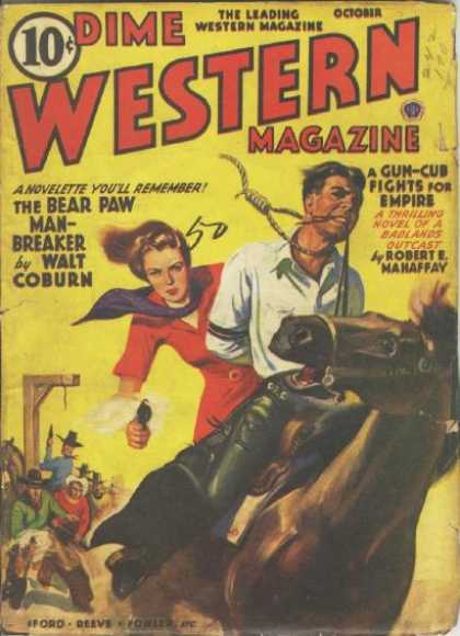 Dime Western Magazine - 10/1940