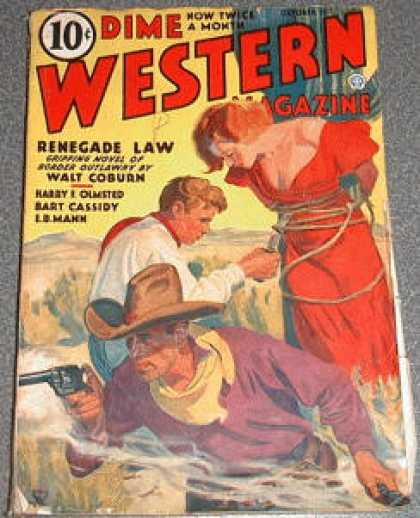 Dime Western Magazine - 10/1934
