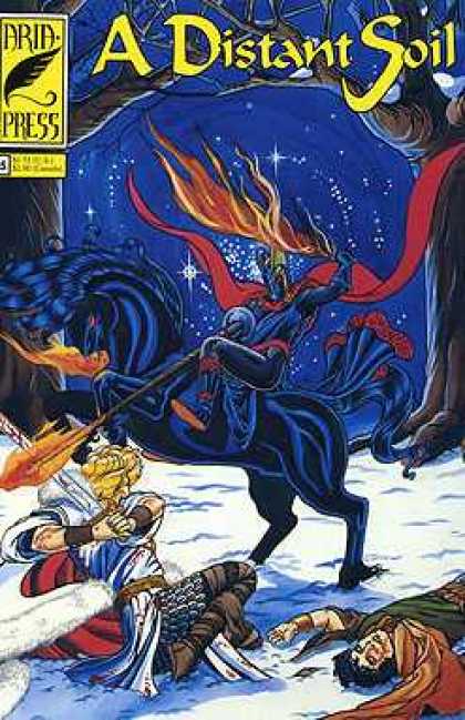 Distant Soil 5 - A Distant Soil - Blue Man - Blue Horse - Snow - Fire