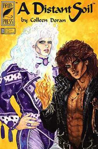 Distant Soil 8 - Aria Press - Colleen Doran - Woman - Fire - Man