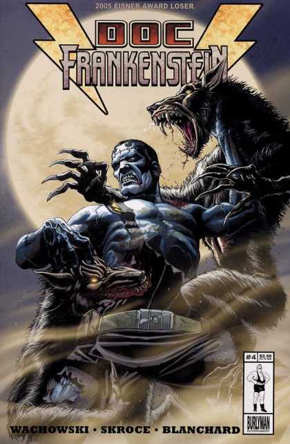 Doc Frankenstein 4 - 2005 Eisnter Award Loser - Warewolves - Wachowski - Skroce - Blanchard