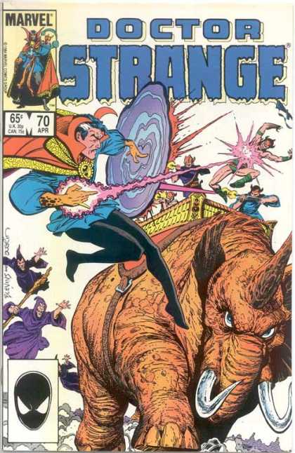 Doctor Strange 70 - Fight - Marvel - Marvel Comics - Strange - Dr - Bret Blevins, Terry Austin