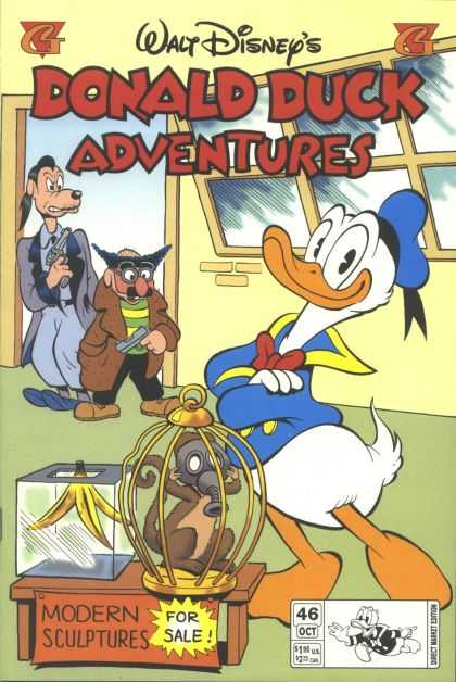 Donald Duck Adventures 46 - Gladstone - Disney - Sculptures - Banana - Monkey