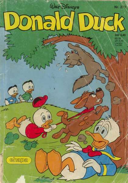 Donald Duck (German) 113 - Walt Disneys - Tree - Dog - Monkey - Hat