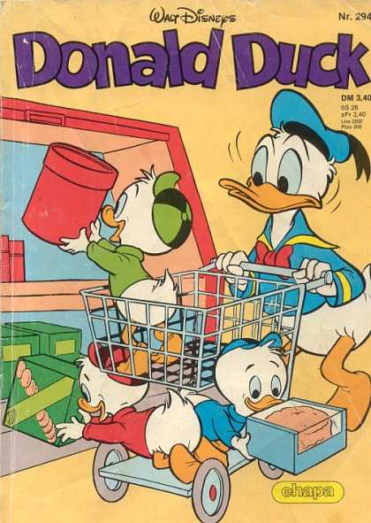 Donald Duck (German) 116 - Huey - Dewey - Louie - Shopping - Supermarket