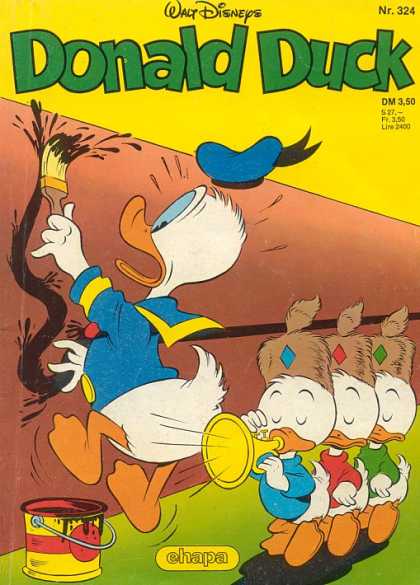 Donald Duck (German) 127 - Donald Duck Trys To Paint - The Three Nephews - Huey - Dewey - Louie