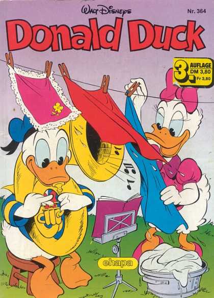 Donald Duck (German) 146 - Walt Disneys - Dazy - Cloth - Chapa - Grass