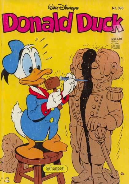 Donald Duck (German) 159 - Cap - Hammer - Chisel - Bill - Sculpture