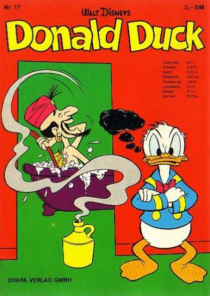 Donald Duck (German) 17 - Duck - Angry - Genie - Bath - Black Smoke
