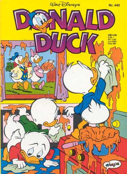 Donald Duck (German) 195 - Mess - Cooking - Grocery - Children - Panic