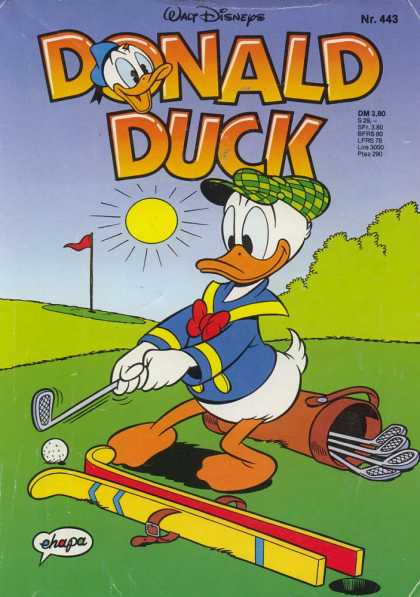 Donald Duck (German) 197 - Golf - Sun - Exercise - Relax - Practice