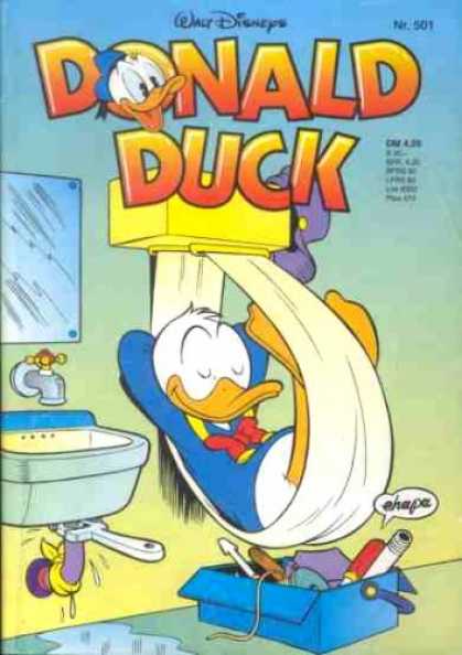 Donald Duck (German) 238 - Disney - Bathroom - Sink - Wrench - Leak