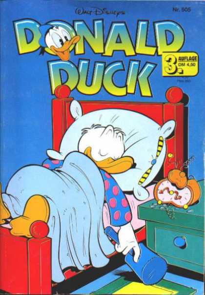 Donald Duck (German) 242 - Walt Disney - Nr 505 - Alarm Clock - Mallet - Asleep
