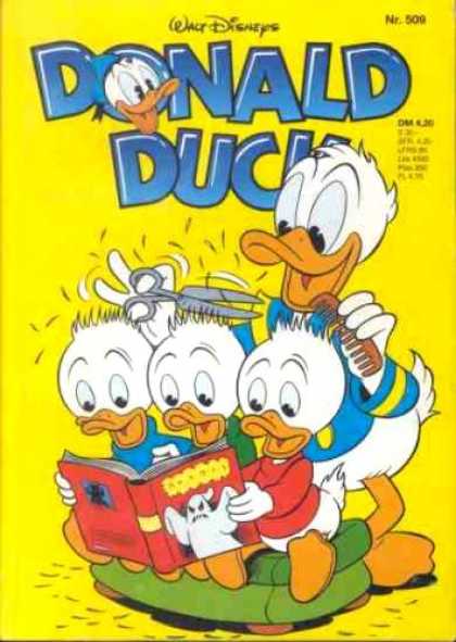 Donald Duck (German) 246 - Ducks - Sissors - Haircuts - Comb - Book