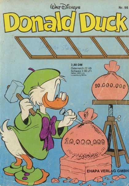 Donald Duck (German) 91 - Scrooge - Money - Sculpture - Artist - Hammer