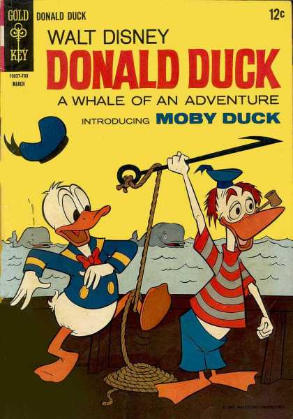 Donald Duck 112 - Harpoon - Sperm Whale - Seaman - Pipe - Whaling Ship