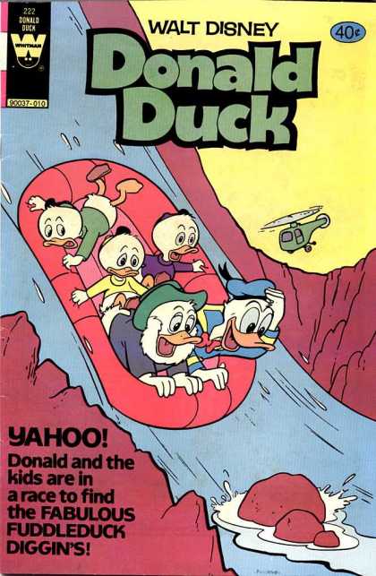 Donald Duck 222 - Donald - Duck - Walt Disney - Chopper - Water