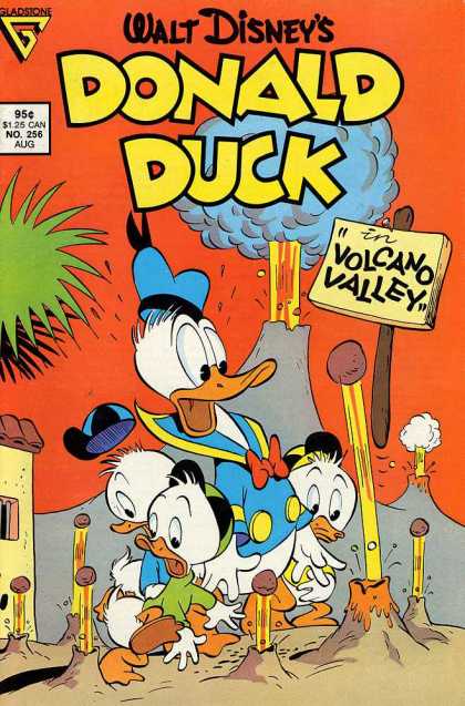 Donald Duck 256 - Volcano - Rocks - Caps - Tree - Eruptions