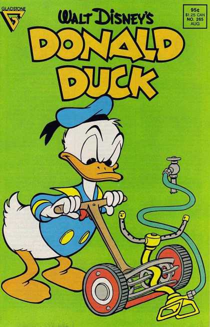 Donald Duck 265 - Lawnmower - Sprinkler - Hose - Lawn - Faucet