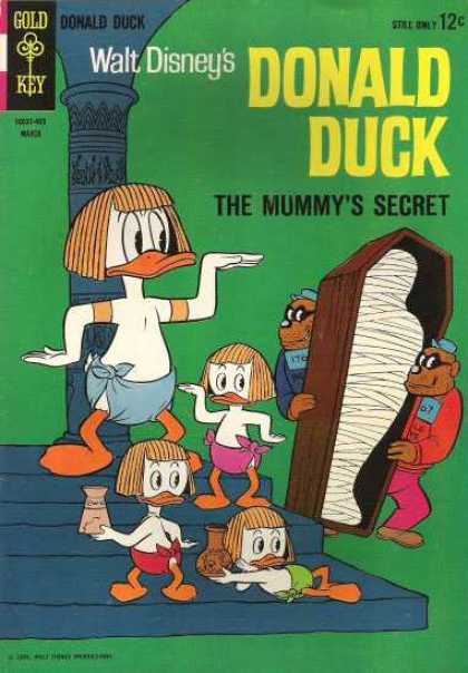 Donald Duck 93 - Gold Key - Walt Disney - The Mummys Secret - Steps - Spectacle