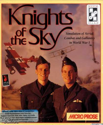 DOS Games - Knights of the Sky