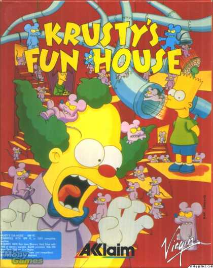 DOS Games - Krusty's Fun House