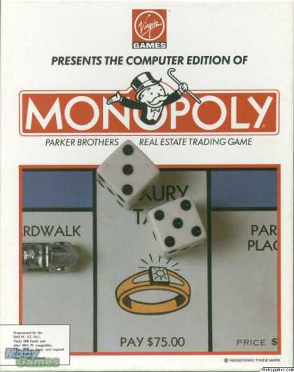 DOS Games - Leisure Genius presents Monopoly