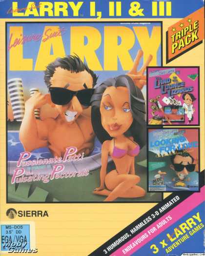 DOS Games - Leisure Suit Larry: Triple Pack