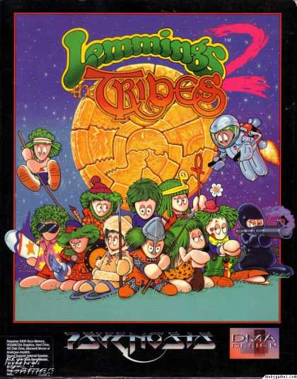 DOS Games - Lemmings 2: The Tribes