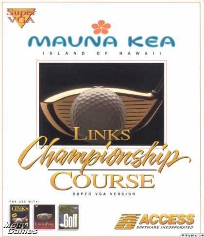 DOS Games - Links: Championship Course: Mauna Kea