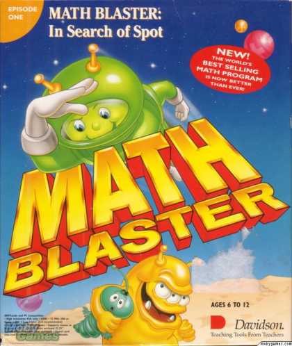 DOS Games - Math Blaster: Episode 1 - In Search of Spot