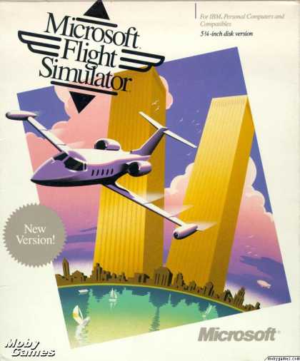 DOS Games - Microsoft Flight Simulator (v3.0)