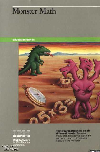 DOS Games - Monster Math