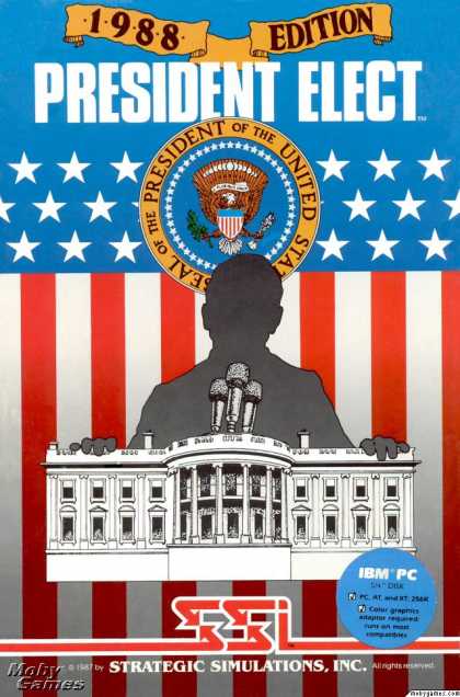 DOS Games - President Elect: 1988 Edition