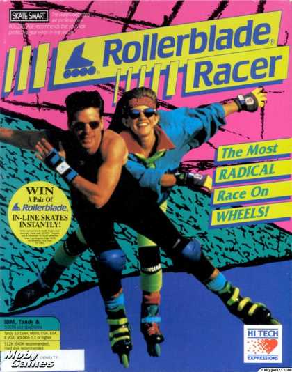 DOS Games - Rollerblade Racer