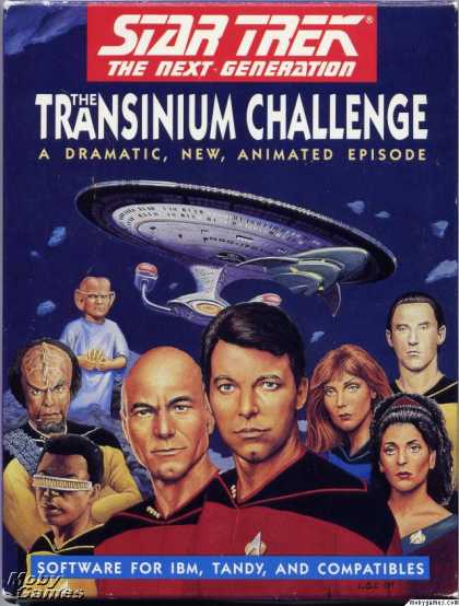 DOS Games - Star Trek: The Next Generation - The Transinium Challenge