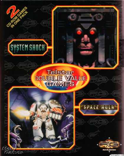 DOS Games - Telstar double value games (System Shock and Space Hulk)