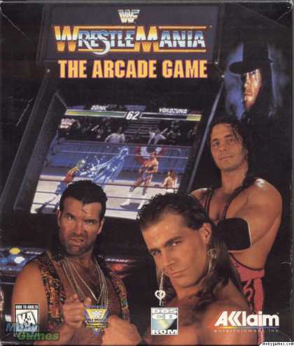 DOS Games - WWF Wrestlemania: The Arcade Game