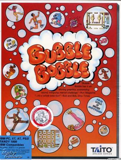 DOS Games - Bubble Bobble