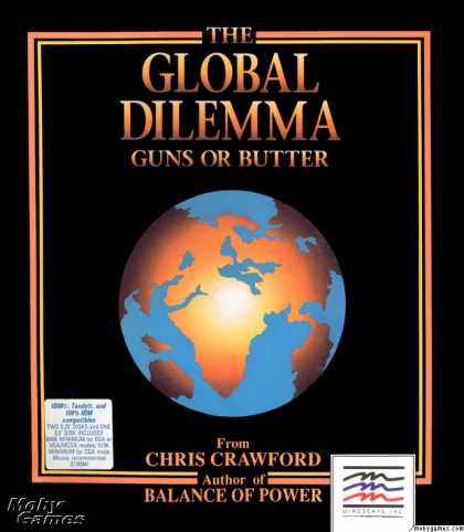 DOS Games - The Global Dilemma: Guns or Butter