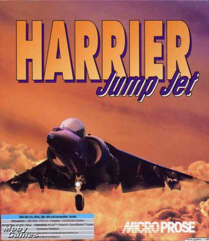 DOS Games - Harrier Jump Jet
