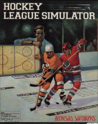 DOS Games - Hockey League Simulator