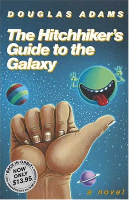 Douglas Adams Books - The Hitchhiker's Guide to the Galaxy, 25th Anniversary Edition