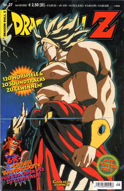 Dragonball Z 14 - Crash Bandicoot - Mit Poster Teil 2 - Carlsen Comics - Man - 120 Horspiele U0026 20 Soundtracks Zu Gewinnen